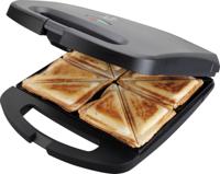Tosti apparaat JATA Zwart 1500 W - thumbnail