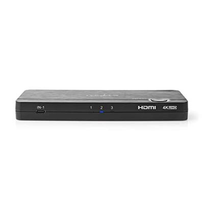 HDMI-Converter | USB-C Female / 2x HDMI Input / 4x USB A Female | 1x HDMI Output | 1-weg | 4K@60Hz | 18 Gbps | ABS | Antraciet