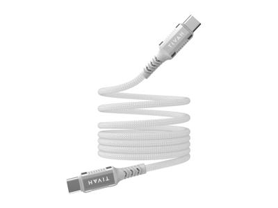 Havit CB6297 - Magneetkabel USB type C naar USB type C, 1m (wit)