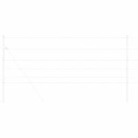 VidaXL Wilde hek warm verzinkt 1000 x 80 x 0,18 cm ijzer - thumbnail