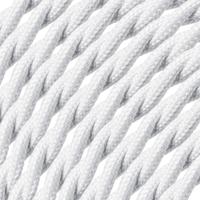 ROL 30 Meter strijkijzersnoer GEDRAAID WIT 3X0.75mm - thumbnail
