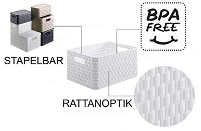 Rotho paso pedaalemmer 6l wit Rotho paso pedaalemmer 6l wit