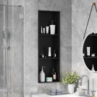 Douche Niche Zwart 90 x 30 x 9.5 cm Roestvrij staal - thumbnail