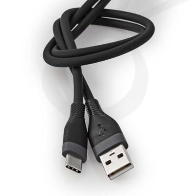 USB-Kabel | USB 2.0 | USB-A Male | USB-C© Male | 15 W | 480 Mbps | Vernikkeld | 1.50 m | Rond | Si