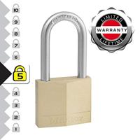 Masterlock 40mm - 38mm shackle, 6mm diam. - double locking - 4-pin cylinder - 140EURDLF - thumbnail