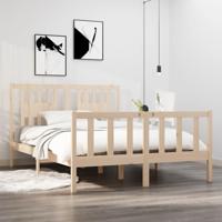 Bedframe massief hout 135x190 cm - thumbnail