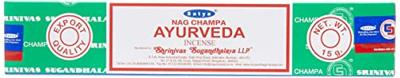 Satya Nag Champa Ayurveda Wierook Doos 12 Pakjes 15 Gram