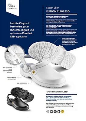 SIKA Fusion Clog ESD m. hielriempje OB SRC - 19467 Zwart | Zwart | Maat 48 - 5703617108347 - thumbnail
