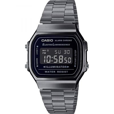 Horloge Heren Casio A168WEGG-1BEF Zwart Zilverkleurig (Ø 36 mm) (Ø 38 mm)