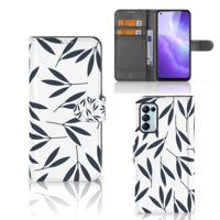 OPPO Find X3 Lite Hoesje Leaves Blue - thumbnail