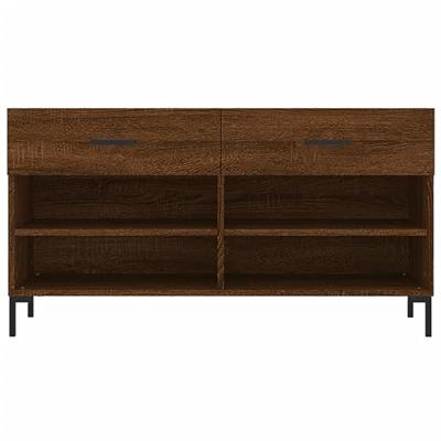 VidaXL Schoenenbank 102x35x55 cm bewerkt hout sonoma eikenkleurig
