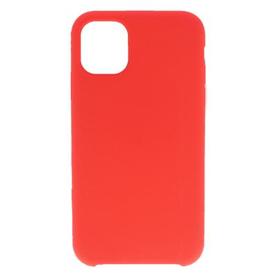 Shop4 - iPhone 11 Hoesje - Zachte Back Case Mat Rood