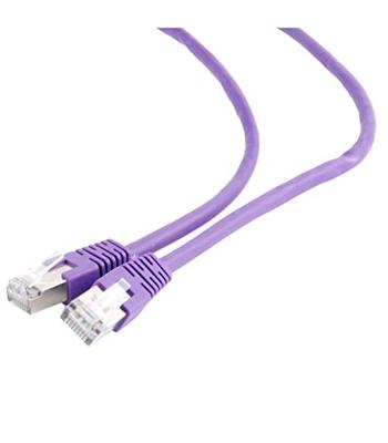 S/FTP Cat6A patchkabel LSZH, zwart 1 meter