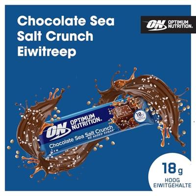 Chocolate Sea Salt Crunch Protein Bar | Optimum Nutrition | 660 X