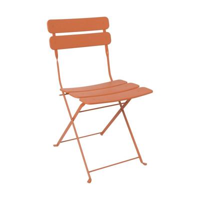 Inklapbare bistrostoel Kos - rood - 84x48x42 cm