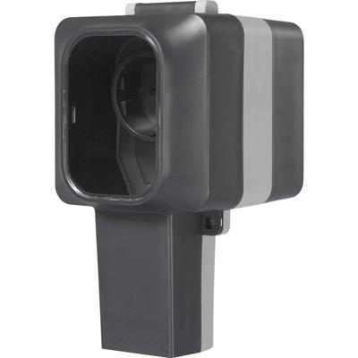 Sygonix SY-6670746 1-voudig Stopcontact (opbouw) Afsluitbaar, Zwenkbare stopcontacttop IP55 Grijs Sygonix SY-6670746 1-voudig Stopcontact (opbouw) Afsluitbaar, Zwenkbare stopcontacttop IP55 Grijs