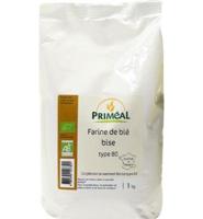 Primeal Grijsbruin tarwemeel borsa 80 bio 1 Kilogram - thumbnail