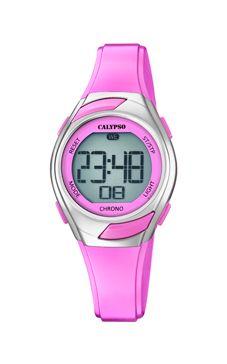 Horlogeband Calypso K5738-2 Kunststof/Plastic Roze 7mm Horlogeband Calypso K5738-2 Kunststof/Plastic Roze 7mm