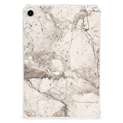 Apple iPad mini 6 (2021) Tablet Back Cover Marmer Beige