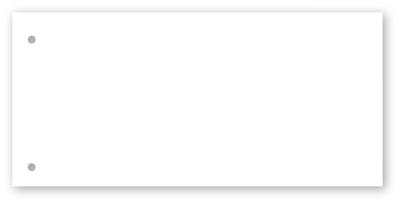 Kangaro 07071-09 Scheidingsstrook 2-gaats 120x225 180g RC Wit