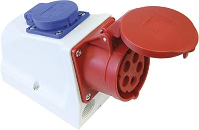 PCE 9215-6 CEE-wandcontactdoos 16 A 5-polig 400 V 1 stuk(s)