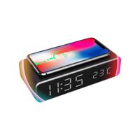 Gembird Digitale wekker met draadloze laadfunctie voor smartphone - 8140250 - thumbnail
