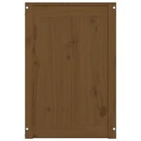 Wasmand 88,5x44x66 cm massief grenenhout honingbruin - thumbnail