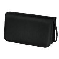 Hama cd wallet nylon 80 zwart - thumbnail