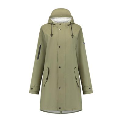 Mirage Regenjas rainfall trenchcoat - maat l - gemaakt van polyester soft touch - olive green Mirage Regenjas rainfall trenchcoat - maat l - gemaakt van polyester soft touch - olive green