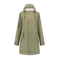 Mirage Regenjas rainfall trenchcoat - maat l - gemaakt van polyester soft touch - olive green - thumbnail