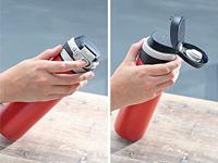 Leifheit 3273 flip isoleerbeker 600 ml rood - thumbnail