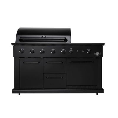 Boretti Luciano buitenkeuken incl. koelkast zwart