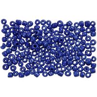 Creativ Company Rocailles, d 3 mm, afm 8/0, gatgrootte 0,6-1,0 mm, blauw, 25 gr/ 1 doos - thumbnail