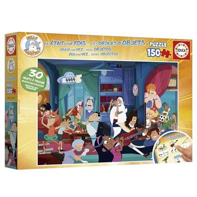 Puzzel - EDUCA - Er was eens... Deze grappige voorwerpen - 150 stukjes