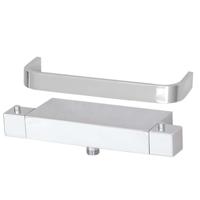 Brauer ColdStart Square Douchethermostaatkraan + beugel - thumbnail