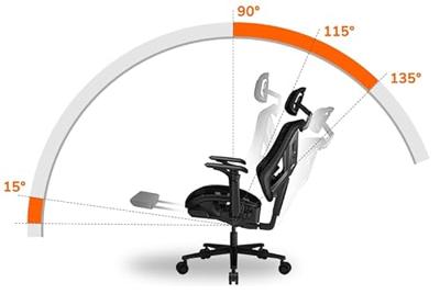 COUGAR Gaming CGR-SPD-GRB Universele gamestoel Zwart COUGAR Gaming CGR-SPD-GRB Universele gamestoel Zwart