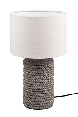 Trio TafellampMala 38cm rotan met creme - R50941944