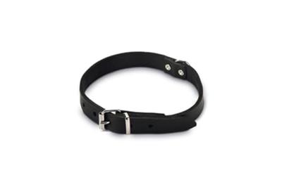 Lederen honden halsband zwart - 62 cm x 25 mm Lederen honden halsband zwart - 62 cm x 25 mm