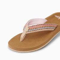 REEF Baja Elana Slipper Dames Brown/Pink 6 - thumbnail