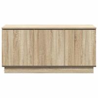 TV-meubel met LED Sonoma eiken 100 x 38 x 49 cm Bewerkt hout - thumbnail