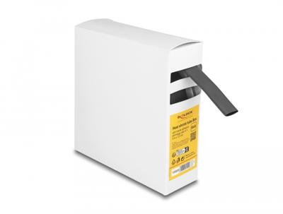 Delock 19968 Krimpkous Zwart 12 mm Krimpverhouding:4:1 1 stuk(s)