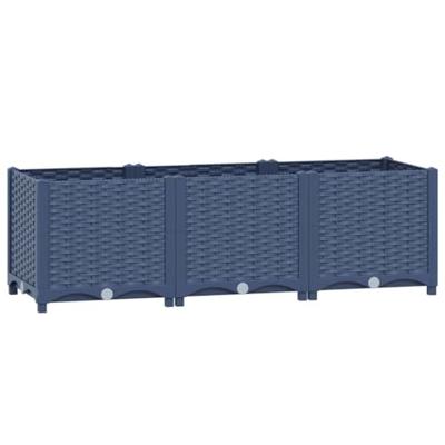 VidaXL Plantenbak verhoogd 120x40x38 cm polypropyleen VidaXL Plantenbak verhoogd 120x40x38 cm polypropyleen