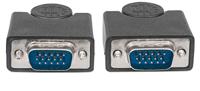 Manhattan 311731 VGA-kabel VGA Aansluitkabel VGA-stekker 15-polig 1.80 m Zwart Schroefbaar - thumbnail