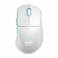 CHERRY XTRFY M64 Wireless, Ultralichte Draadloze Gamingmuis, 2,4 GHz, Geoptimaliseerd voor E-Sports, Ergonomische Vorm met extra lage Voorkant, Wit - thumbnail