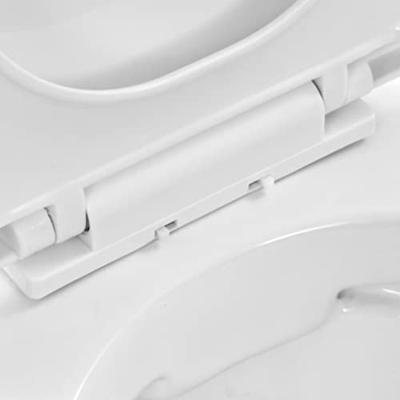 VidaXL Hangend toilet randloos keramiek wit