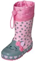 Playshoes regenlaarzen Poes Lichtroze-32 - thumbnail