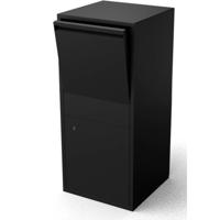 Giftu Pakketbrievenbus Brievenbus Zwart 420 x 420 x 950 mm Geroba - Geroba - thumbnail