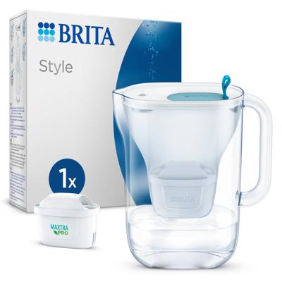 Brita Style Waterfilterkan Blauw + 1 Maxtra Filterpatroon