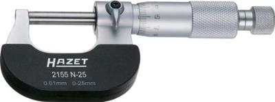 Hazet 2155N-25 2155N-25 Schroefmaat 0 - 25 mm Aflezing: 0.01 mm DIN 863-3 Hazet 2155N-25 2155N-25 Schroefmaat 0 - 25 mm Aflezing: 0.01 mm DIN 863-3