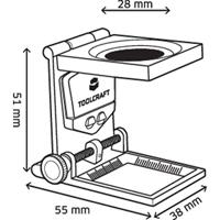 TOOLCRAFT 1511639 Dradenteller Vergrotingsfactor: 6 x Lensgrootte: (Ø) 28 mm - thumbnail